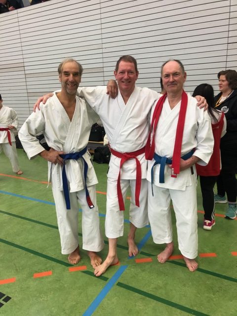 Tung Dojo bei den Berliner Meisterschaften 2024: Winnie, Andi und Berthold